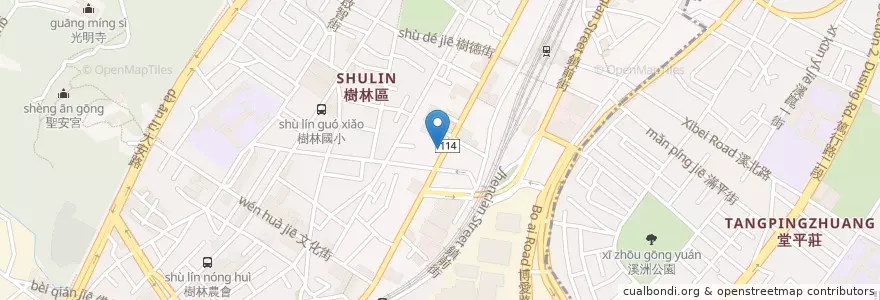 Mapa de ubicacion de 賴婦產科 en 台湾, 新北市, 樹林区.