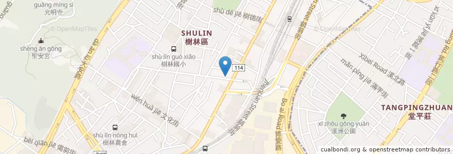 Mapa de ubicacion de 佳鱻臭臭鍋 en Taiwan, Neu-Taipeh, Shulin.