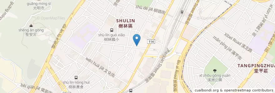 Mapa de ubicacion de 賴內科小兒科診所 en Тайвань, Новый Тайбэй, 樹林區.