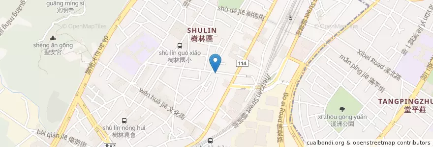 Mapa de ubicacion de 杏恩診所 en Taiwan, Nuova Taipei, Distretto Di Shulin.
