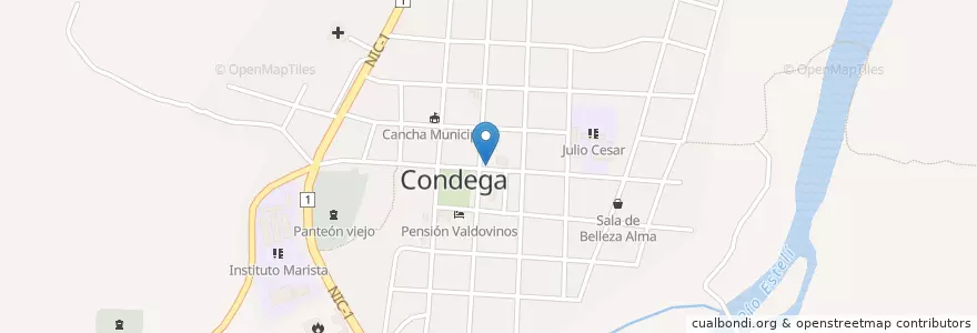Mapa de ubicacion de Skimo en Nicarágua, Estelí, Condega (Municipio).