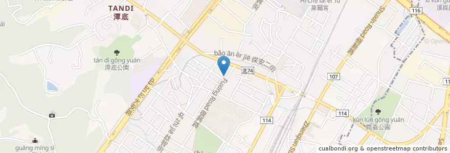 Mapa de ubicacion de 莊豐如診所 en Tayvan, 新北市, 樹林區.