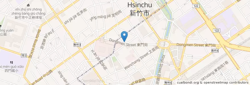 Mapa de ubicacion de PICA x Bistro en Taiwan, Taiwan, Hsinchu.