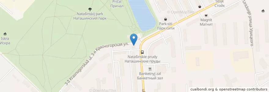 Mapa de ubicacion de Burger Club en Rusia, Distrito Federal Central, Óblast De Moscú, Городской Округ Люберцы.