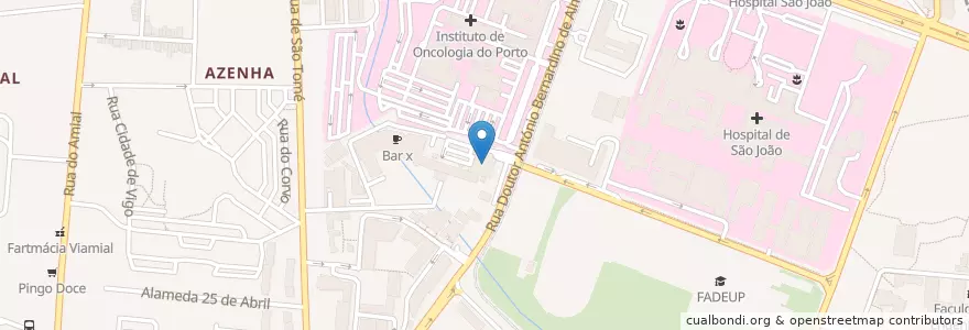 Mapa de ubicacion de Bar Y en 포르투갈, 노르트 지방, Área Metropolitana Do Porto, 포르투, Porto.