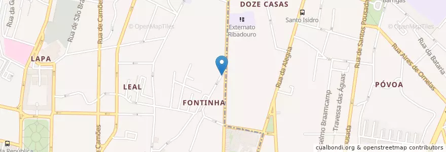 Mapa de ubicacion de Bufet Fase en Portogallo, Nord, Área Metropolitana Do Porto, Porto, Porto.