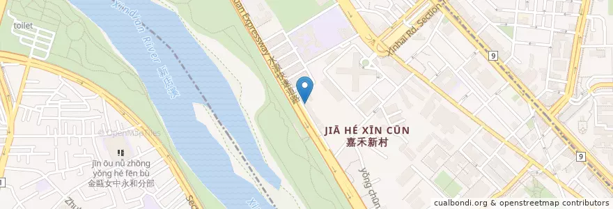 Mapa de ubicacion de 林興里里民活動場所 en Taiwan, 新北市, Taipé.
