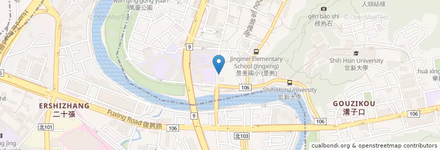 Mapa de ubicacion de 千順中醫診所 en 타이완, 신베이 시, 원산 구.