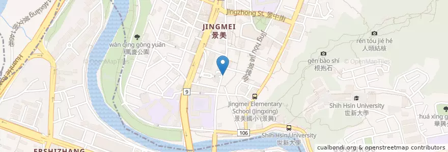 Mapa de ubicacion de 義興樓 en تایوان, 新北市, 文山區.