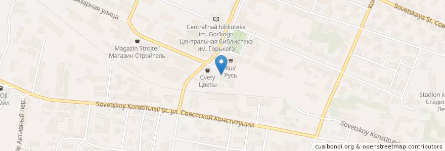 Mapa de ubicacion de Аптека en Rússia, Distrito Federal Do Sul, Oblast De Rostov, Городской Округ Новошахтинск.