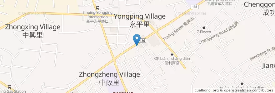 Mapa de ubicacion de 第三救災救護大隊太平分隊 en 台湾, 台中市, 太平区.