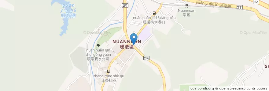 Mapa de ubicacion de 大俠牛肉麵 en Тайвань, Тайвань, Цзилун, 暖暖區.