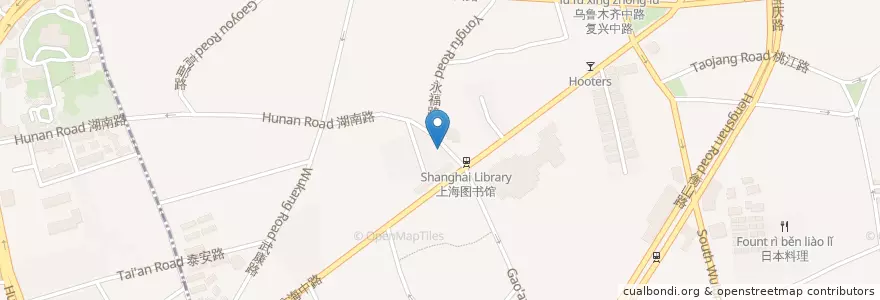 Mapa de ubicacion de 1984 en China, Shanghai, Xuhui.