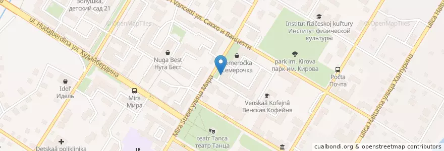 Mapa de ubicacion de Отделение связи №453124 en Rusia, Приволжский Федеральный Округ, Bashkortostán, Городской Округ Стерлитамак.