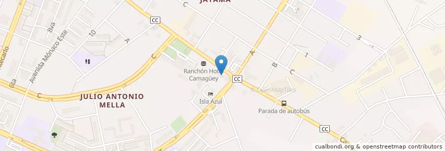 Mapa de ubicacion de El Rápido en 古巴, Camagüey, Camagüey, Ciudad De Camagüey.
