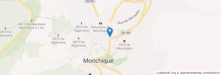 Mapa de ubicacion de Associação dos Bombeiros Voluntários en البرتغال, الغرب, الغرب, فارو, مونشيك, مونشيك.