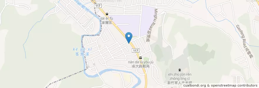 Mapa de ubicacion de 唐牙醫 en Taiwan, 臺灣省, Hsinchu, 東區.