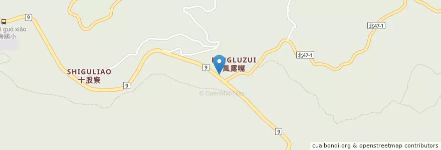 Mapa de ubicacion de 海倫咖啡 en 臺灣, 新北市, 石碇區.