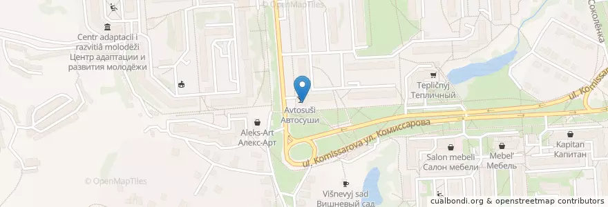 Mapa de ubicacion de Автопицца en Rusia, Distrito Federal Central, Óblast De Vladímir, Городской Округ Владимир.
