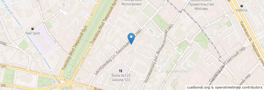 Mapa de ubicacion de Whisky rooms en Russie, District Fédéral Central, Moscou, Центральный Административный Округ, Пресненский Район.