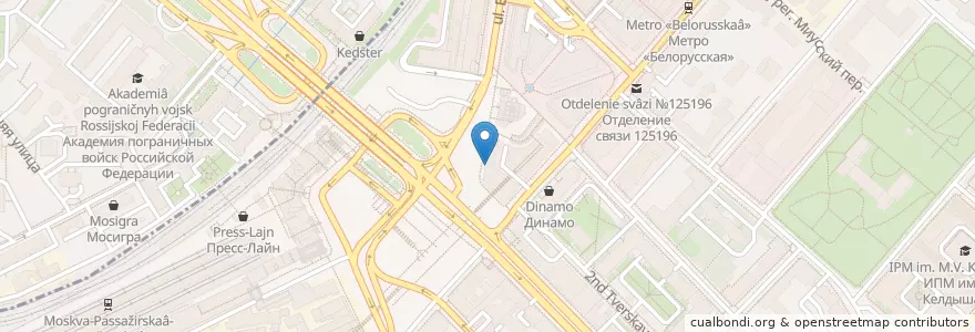 Mapa de ubicacion de Paddy's en Rusia, Distrito Federal Central, Москва, Distrito Administrativo Central, Тверской Район.