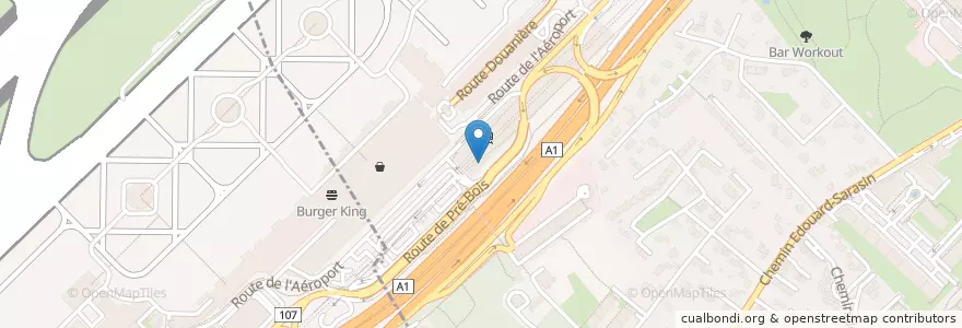 Mapa de ubicacion de Al Volo en Швейцария, Женева, Женева, Le Grand-Saconnex.