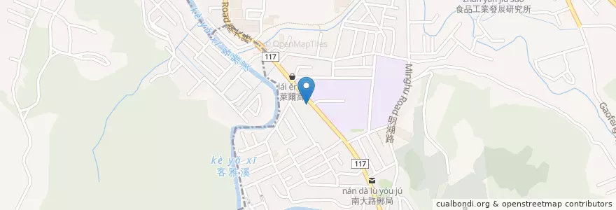 Mapa de ubicacion de 番茄村漢堡 en 臺灣, 臺灣省, 新竹市.