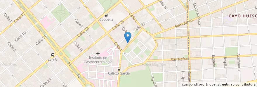 Mapa de ubicacion de Aries en 쿠바, La Habana, Plaza De La Revolución.