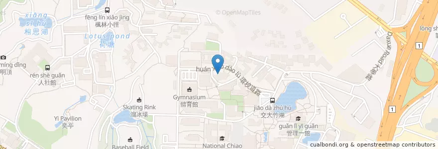 Mapa de ubicacion de 米克手調飲 en 台湾, 台湾省, 新竹市, 東区.