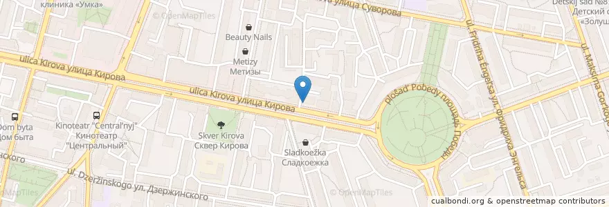 Mapa de ubicacion de Альфа-Банк en Rusia, Центральный Федеральный Округ, Калужская Область, Городской Округ Калуга.