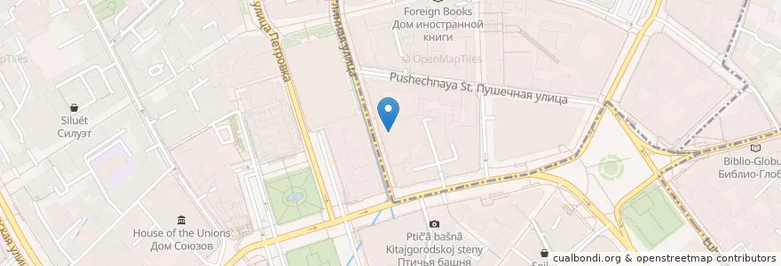 Mapa de ubicacion de Арарат en Rusland, Centraal Federaal District, Moskou, Центральный Административный Округ, Тверской Район.