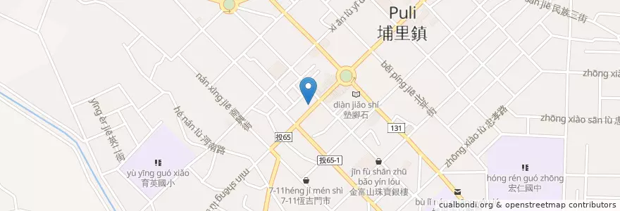 Mapa de ubicacion de 林藥局 en 臺灣, 臺灣省, 南投縣, 埔里鎮.