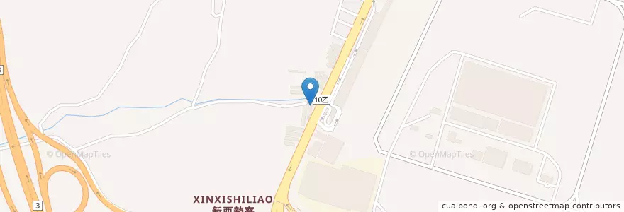 Mapa de ubicacion de 嘟嘟房停車場 en 타이완, 타이중 시, 사루 구.