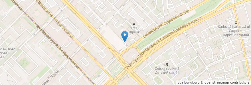 Mapa de ubicacion de PasternakBar en Russie, District Fédéral Central, Moscou, Центральный Административный Округ, Тверской Район.