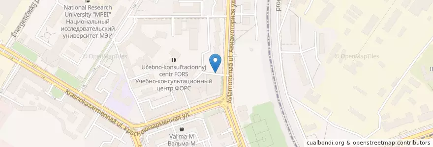 Mapa de ubicacion de ВитаФарм en 俄罗斯/俄羅斯, Центральный Федеральный Округ, Москва, Юго-Восточный Административный Округ, Район Лефортово.