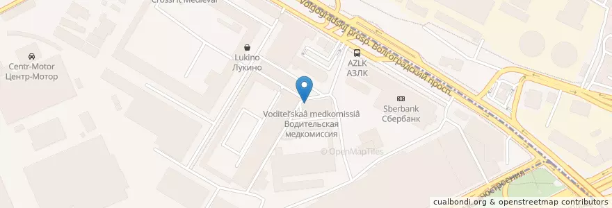 Mapa de ubicacion de Онлайн en Rússia, Distrito Federal Central, Москва, Юго-Восточный Административный Округ, Южнопортовый Район.