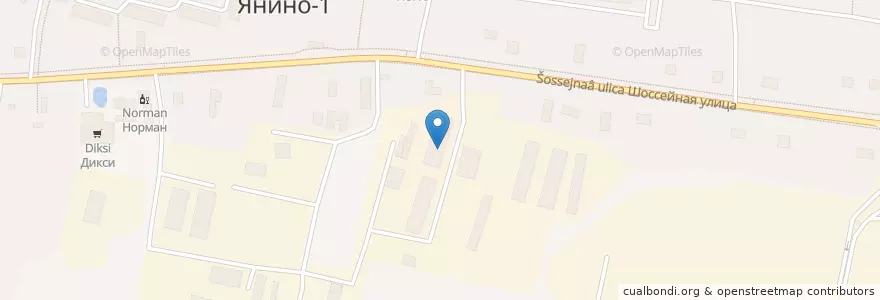 Mapa de ubicacion de Автодуш en Russland, Föderationskreis Nordwest, Oblast Leningrad, Всеволожский Район, Заневское Городское Поселение.