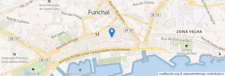 Mapa de ubicacion de Restaurante Cantinho dos Amigos en Portekiz.