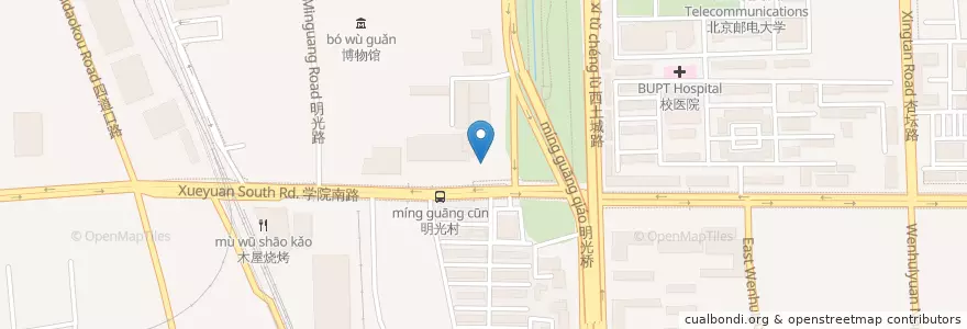 Mapa de ubicacion de 上海银行 en China, Beijing, Hebei, 海淀区.
