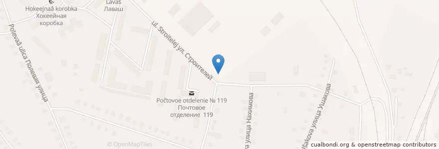 Mapa de ubicacion de Мойка en Rusland, Centraal Federaal District, Oblast Smolensk, Вяземский Район, Вяземское Городское Поселение.