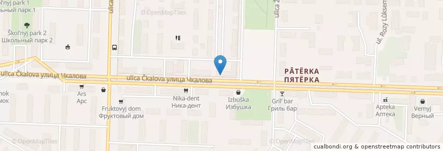 Mapa de ubicacion de Аптека en Russie, District Fédéral Central, Oblast De Iaroslavl, Ярославский Район, Городской Округ Ярославль.