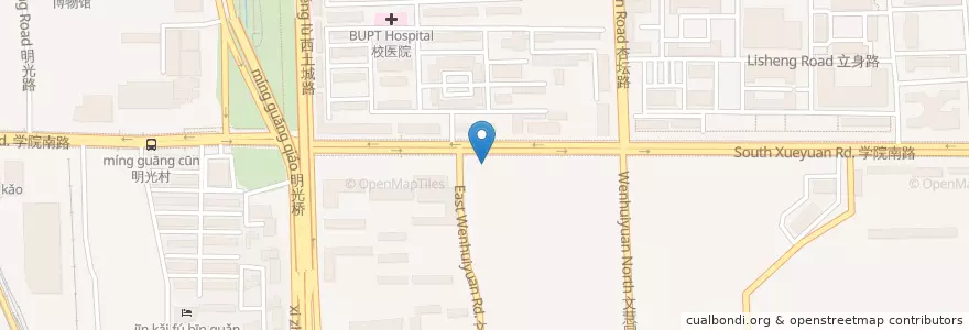 Mapa de ubicacion de 小三峡 en Chine, Pékin, Hebei, 海淀区.