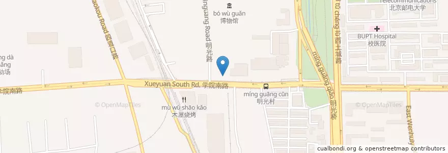 Mapa de ubicacion de 沙县小吃 en 中国, 北京市, 河北省, 海淀区.