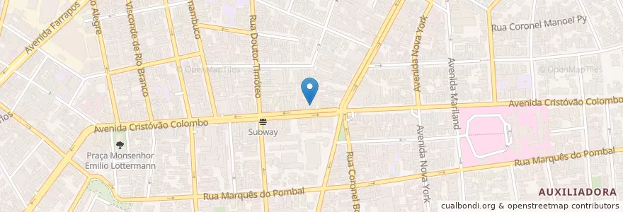 Mapa de ubicacion de HSBC en Brasile, Regione Sud, Rio Grande Do Sul, Regione Metropolitana Di Porto Alegre, Região Geográfica Intermediária De Porto Alegre, Região Geográfica Imediata De Porto Alegre, Porto Alegre.