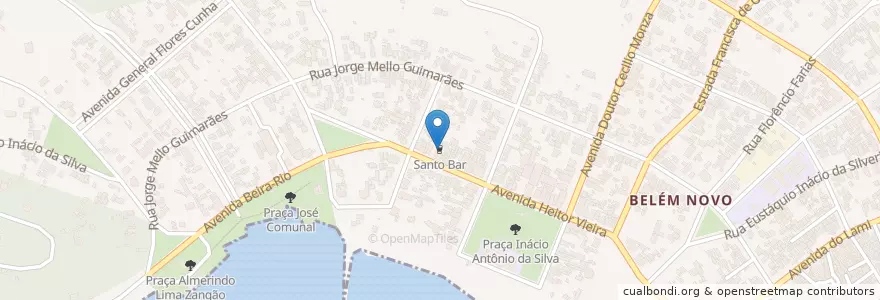 Mapa de ubicacion de Santo Bar en 브라질, 남부지방, 히우그란지두술, Região Metropolitana De Porto Alegre, Região Geográfica Intermediária De Porto Alegre, Região Geográfica Imediata De Porto Alegre, 포르투알레그리.