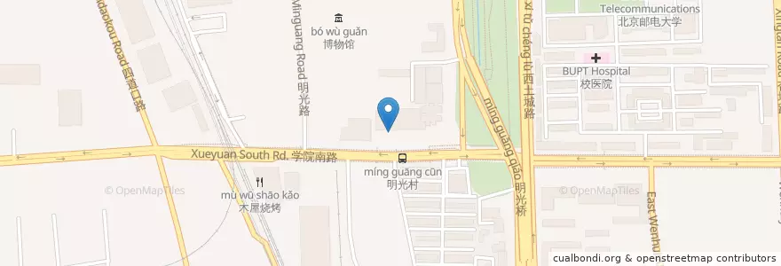 Mapa de ubicacion de 平安银行 en China, Beijing, Hebei, Haidian District.