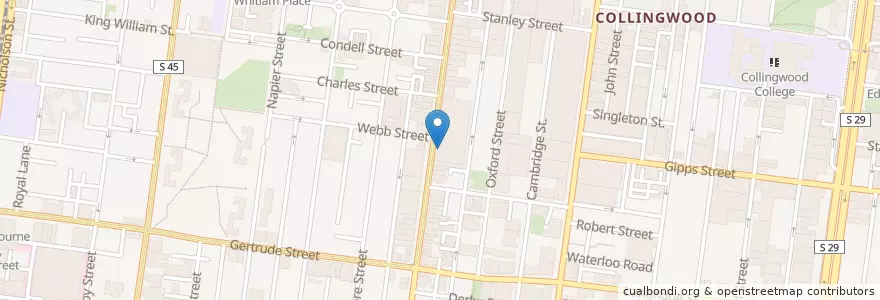 Mapa de ubicacion de Good Price Pharmacy en 오스트레일리아, Victoria, City Of Yarra.