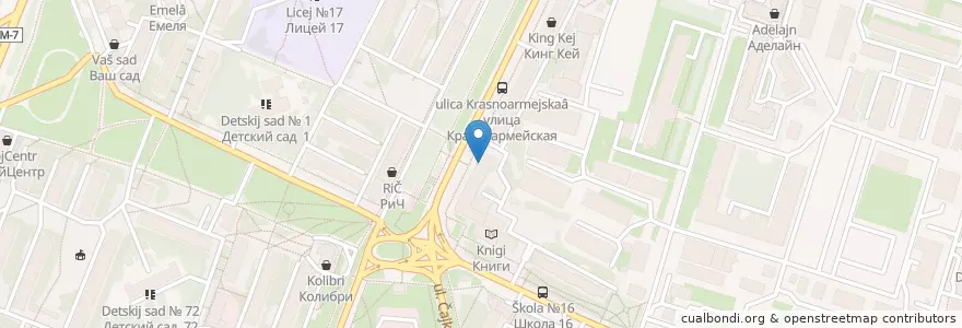 Mapa de ubicacion de Норма en روسيا, Центральный Федеральный Округ, فلاديمير أوبلاست, Городской Округ Владимир.