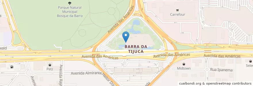 Mapa de ubicacion de Café das Artes en 브라질, 남동지방, 리우데자네이루, Região Metropolitana Do Rio De Janeiro, Região Geográfica Imediata Do Rio De Janeiro, Região Geográfica Intermediária Do Rio De Janeiro, 리우데자네이루.