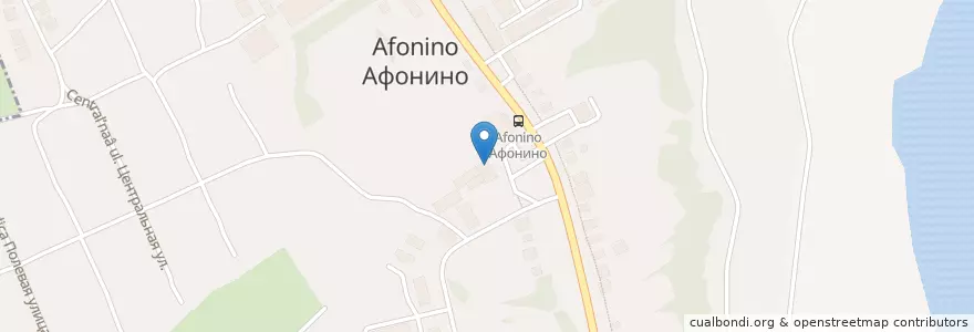 Mapa de ubicacion de Бистро en ロシア, 沿ヴォルガ連邦管区, ニジニ・ノヴゴロド州, クストーヴォ地区, Афонинский Сельсовет.